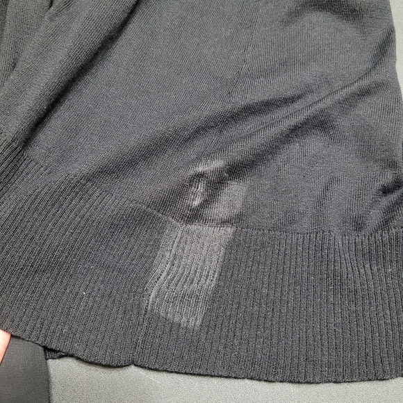 Belford Black Silk Waterfall Cardigan - Picture 6 of 7